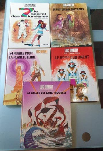 Luc Orient - 5x C - 5 Album - Eerste druk - 1974/1976, Nieuw