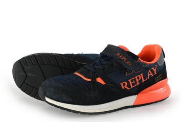 Replay Sneakers Jongens in maat 37 Blauw, Jongen of Meisje, Schoenen, Zo goed als nieuw, Verzenden