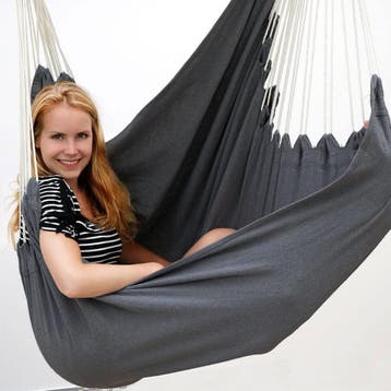 AMANKA XXL hangstoel - 185 × 130 cm, tot 150 kg, 360° draaib, Verzenden, Zo goed als nieuw