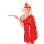 Rode roaring twenties jurk - Jaren 20 kleding, Kleding | Dames, Ophalen of Verzenden, Nieuw