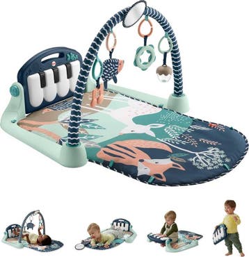 Trappel en Speel Piano | Marineblauw | Retourdeal 34%, Ophalen of Verzenden, Zo goed als nieuw, Babygym, Met geluid