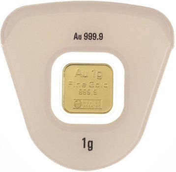 1 gram - Goud .999 - Argor-Heraeus, Switzerland - Verzegeld, Postzegels en Munten, Edelmetalen en Baren