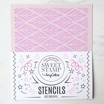 Sweet Stamp Stencil Marabou 21,5x25cm, Verzenden, Nieuw