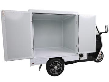 Elektrische tuktuk Pro | Verkoop en promotie | Wit, Ophalen