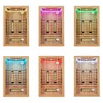 Infraroodcabine / Sauna Kiruna - 120x105x190 cm - Incl. LED, Verzenden, Nieuw