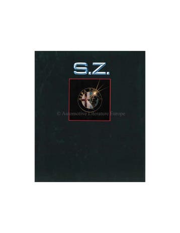 1990 ALFA ROMEO SZ HARDCOVER BROCHURE DUITS, Nieuw, Alfa Romeo, Author