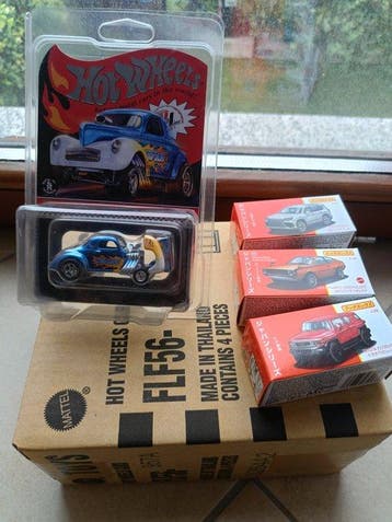 Hot Wheels 1:64 - Model sportwagen - 41 Willys Gasser, Nieuw