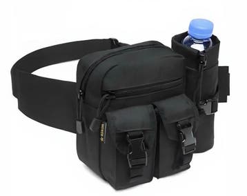 Vesta svr® Heuptasje Zwart met fleshouder ACTIEPRIJS!! 24,95, Verzenden, Nieuw, Zwart