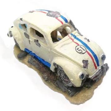 Aquarium Wrak Auto Hars Decoratie met Schuilplaats Ornament, Dieren en Toebehoren, Verzenden, Nieuw