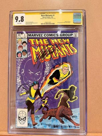 The New Mutants (Vol. 1) #1 - Signed by Chris Claremont - 1, Nieuw
