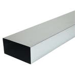 Rechthoekig (instort) kanaal 100 x 40mm - staal - 900mm, Verzenden, Nieuw