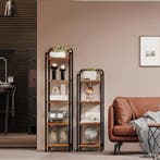 Smalle Industriële Boekenkast – Modern Vrijstaand Boekenrek, Verzenden, Nieuw