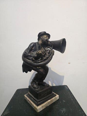 Dal modello di Achille D’Orsi (1845-1929) - sculptuur,, Antiek en Kunst