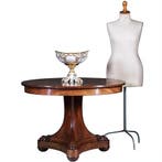 Vroeg Biedermeier bijzettafel of kleine eetkamertafel mahoni, Antiek en Kunst, Ophalen of Verzenden