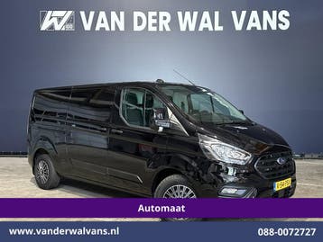 Ford Transit Custom | 2.0 TDCI 131pk Automaat L2H1 Euro6, Automaat, Gebruikt, Euro 6, Zwart