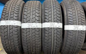 4x 225-70-17c Dunlop Zomer 4x DEMO (9mm) €80 PST 225 70 17c, Auto-onderdelen, Banden en Velgen, Ophalen, 17 inch, Band(en), Bestelwagen
