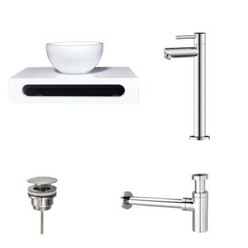 Sani Royal Solid Surface Waskom Rond met Solid, Nieuw