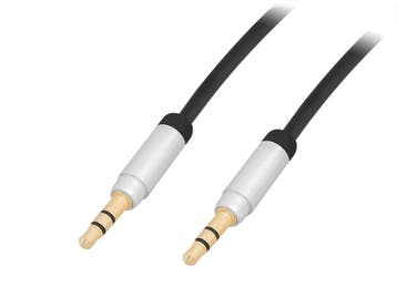 3,5 inch Jack naar 3,5 inch Jack Kabel 1 meter - Zwart Premi, Audio, Tv en Foto, Audiokabels en Televisiekabels, Ophalen of Verzenden