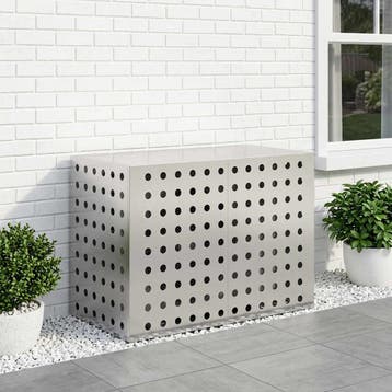 vidaXL Airconditioner hoes zilver 100 x 50 x 70 cm Roestvrij, Verzenden, Nieuw