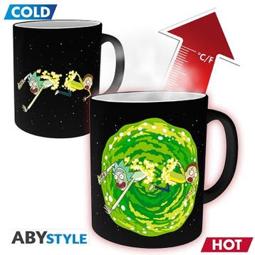 Rick and Morty Portal Heat Change Mok, Ophalen of Verzenden, Nieuw