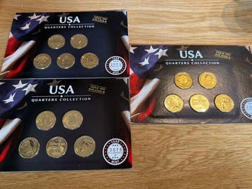 Verenigde Staten. 2013/2015 Quarters Collection - 3 Sets