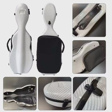 Luxe Carbon Fiber Vioolkoffer - Lichtgewicht & Duurzaam met, Verzenden