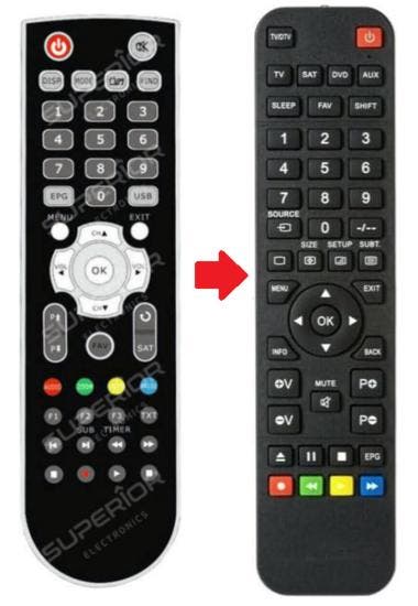 Denson DS1010 afstandsbediening, Audio, Tv en Foto, Afstandsbedieningen, Verzenden