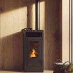 Pelletkachel 12 - 14 kW verwarmt snel grote ruimte tot 340m3, Nieuw, Ophalen of Verzenden, Pelletkachel, Vrijstaand