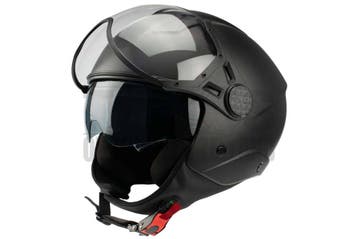 Helm Vito Jethelm met zonnevizier Lavori mat zwart (XS t/..., Ophalen of Verzenden, Nieuw, Vito