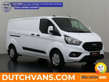 Ford Transit Custom 2.0TDCI Bestelbus 2021 L2 H1 Diesel, Auto's, Bestelauto's, Euro 6, Wit, Nieuw, Ford