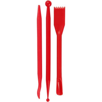 Boetseerstaafjes, L: 14,5 cm, rood, 3 stuk/ 1 doos, Hobby en Vrije tijd, Knutselen, Nieuw