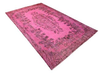 Grote roze vintage - Vloerkleed - 300 cm - 190 cm -, Nieuw