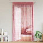 vidaXL Koordgordijnen 2 st 140x250 cm roze, Verzenden, Nieuw