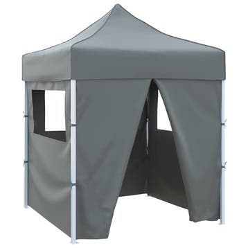 vidaXL Partytent 200 x 200 x 315 cm Antraciet Oxford Stof, Verzenden, Nieuw, Partytent