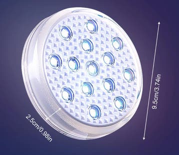Oplaadbare LED Zwembadverlichting IP68 met Afstandsbediening, Verzenden, Nieuw