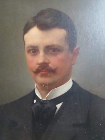 Europese school (XIX) - Portrati of a Handsome Man