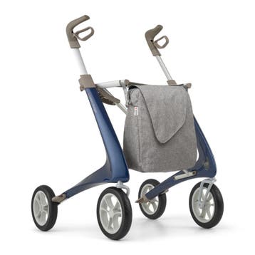 byACRE Carbon Ultralight Rollator met weekendtas - Blauw L, Ophalen of Verzenden, Nieuw