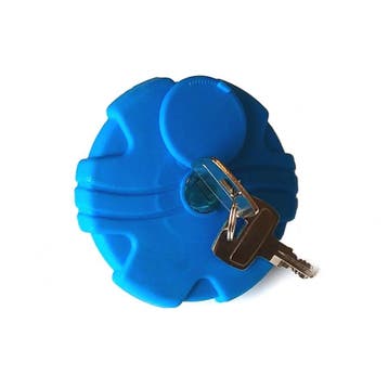 Tankdop met slot - 91mm - Blauw, Ophalen of Verzenden