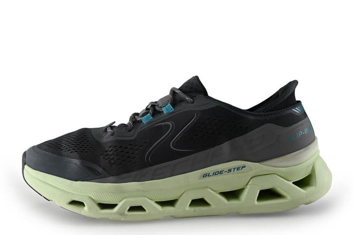 Skechers Instappers in maat 43 Grijs, Kleding | Heren, Schoenen, Overige kleuren, Zo goed als nieuw, Overige typen, Verzenden