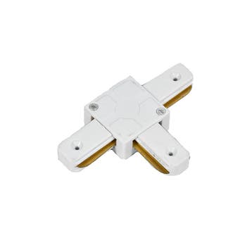 1-FASE RAIL T-VORM CONNECTOR WIT, Nieuw