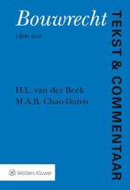Bouwrecht / Tekst & Commentaar 9789013134551, Verzenden, Zo goed als nieuw, M.A.B. Chao-Duivis