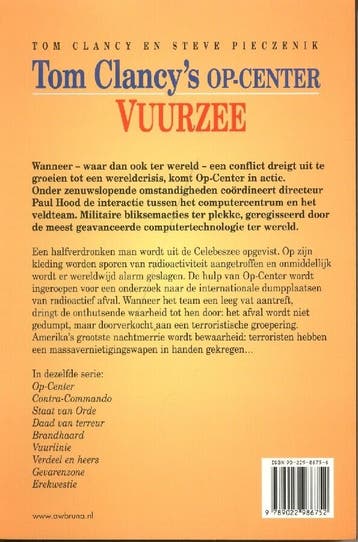 Vuurzee / Tom Clancys Op-Center / 10 9789022986752, Verzenden, Gelezen, Steve Pieczenik