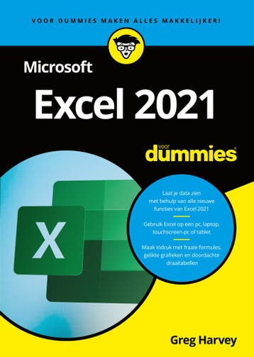Microsoft Excel 2021 voor dummies / Voor Dummies - Greg, Boeken, Informatica en Computer, Verzenden, Gelezen, Greg Harvey
