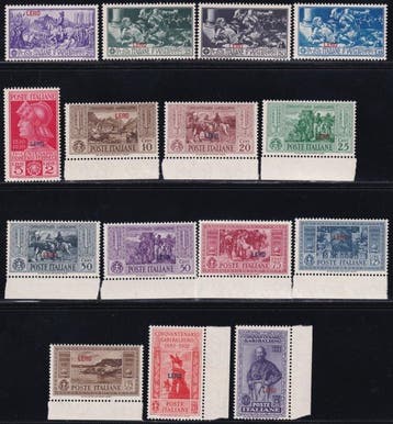 Italiaanse Egeïsche Eilanden - Lero 1930/32 -, Gestempeld