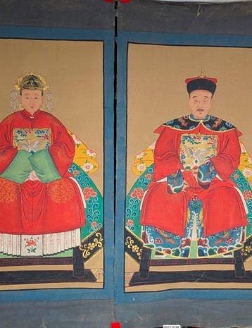 2x keizerlijk portret - local - China (Zonder minimumprijs)