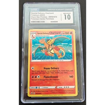 Special Delivery Charizard (SWSH 075) CGC 10, Ophalen of Verzenden, Nieuw
