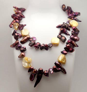 Barok parelmoeren schelp 119 g - Halsketting