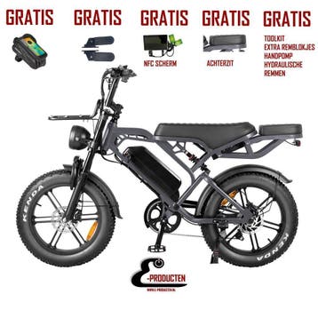 Fatbike V20 Pro nfc nieuw €799 incl extras– 100% legaal, Fietsen en Brommers, Elektrische fietsen, Ophalen, Nieuw