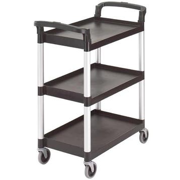 Serveerwagen | KD | Aluminium/Kunststof | 3 Niveaus | Wielen, Verzenden, Nieuw in verpakking