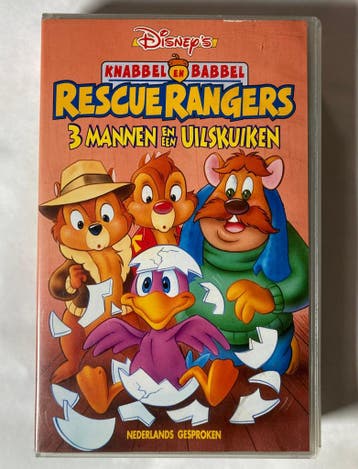 KNABBEL & BABBEL RESCUE RANGERS 3 MANNEN EN EEN UILSKUIKEN, Verzenden, Gebruikt